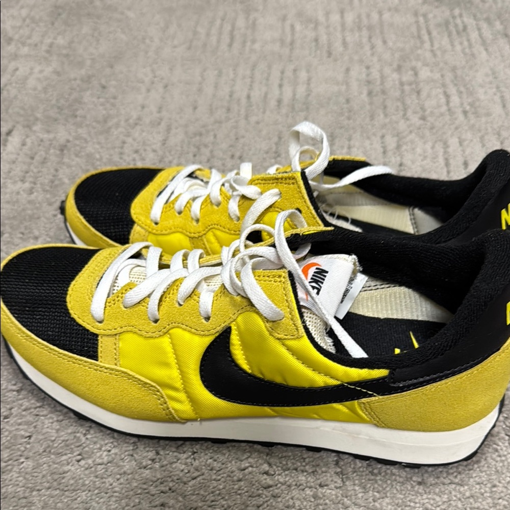 Nike Black and Yellow Athletic Shoes
